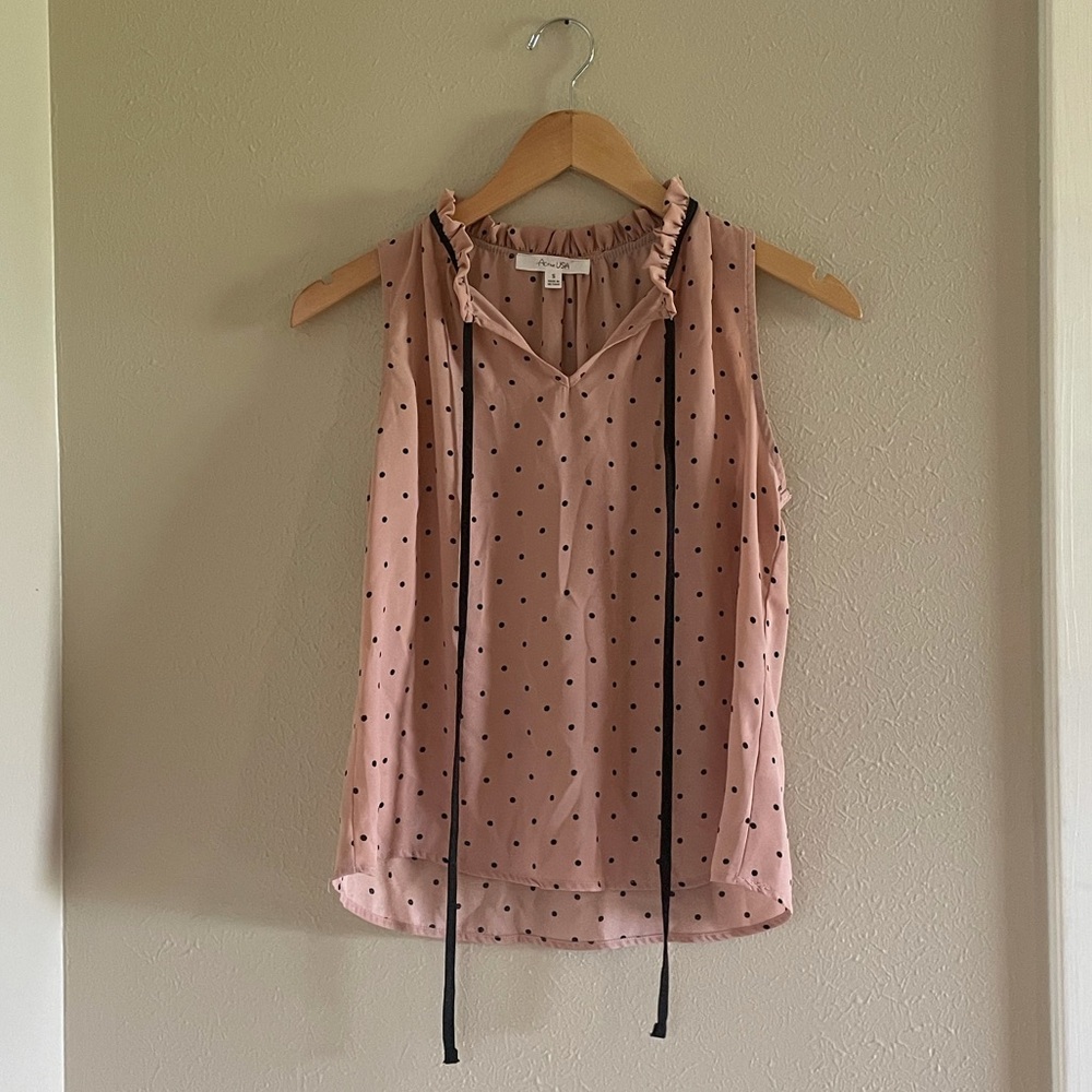 ActiveUSA Small Polka Dot Top
